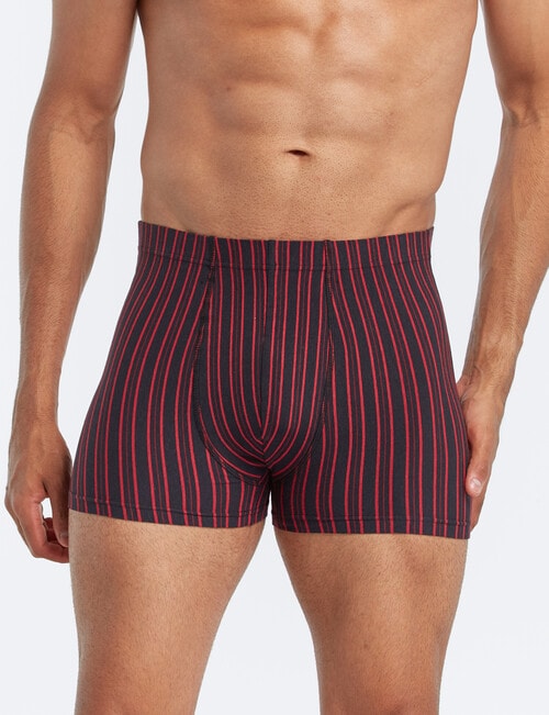 Chisel Vertical Stripe Trunk 2-Pack, Red & Black product photo View 02 L