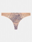 Me By Bendon Only Me Thong, Tuscany & Navy Blue product photo View 04 S