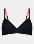 Me By Bendon Hold Me Wirefree Bra, Black & Neon, A-DD product photo View 04 S