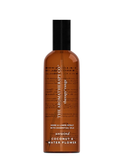 The Aromatherapy Co. Therapy Home & Linen Spray, Unwind, Coconut & Water Flower, 100ml product photo