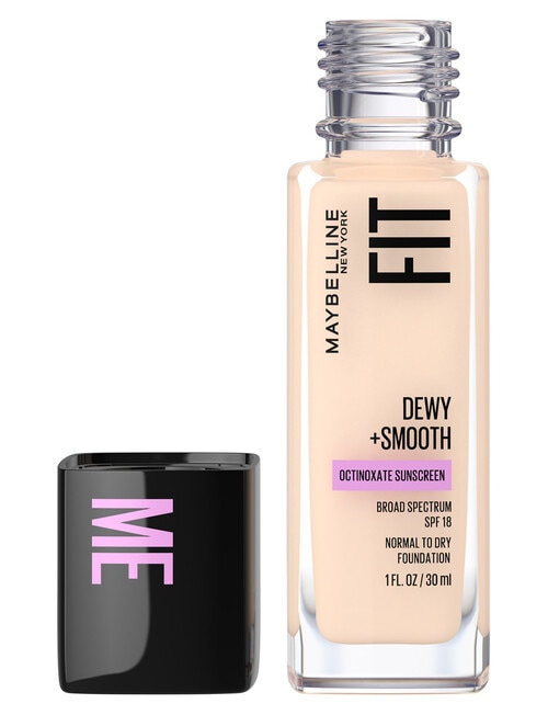 Maybelline Fit Me Dewy + Smooth Foundation Makeup SPF18, 30 ml product photo View 02 L