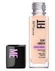 Maybelline Fit Me Dewy + Smooth Foundation Makeup SPF18, 30 ml product photo View 02 S