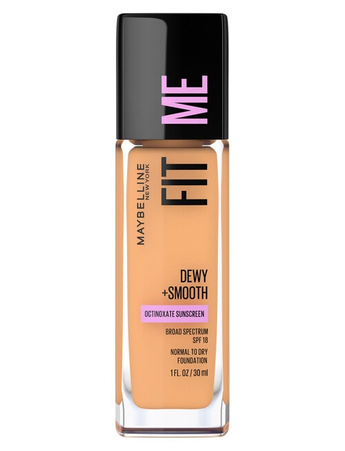 Maybelline Fit Me Dewy + Smooth Foundation Makeup SPF18, 30 ml product photo