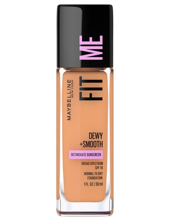 Maybelline Fit Me Dewy + Smooth Foundation Makeup SPF18, 30 ml product photo
