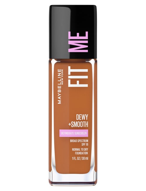 Maybelline Fit Me Dewy + Smooth Foundation Makeup SPF18, 30 ml product photo