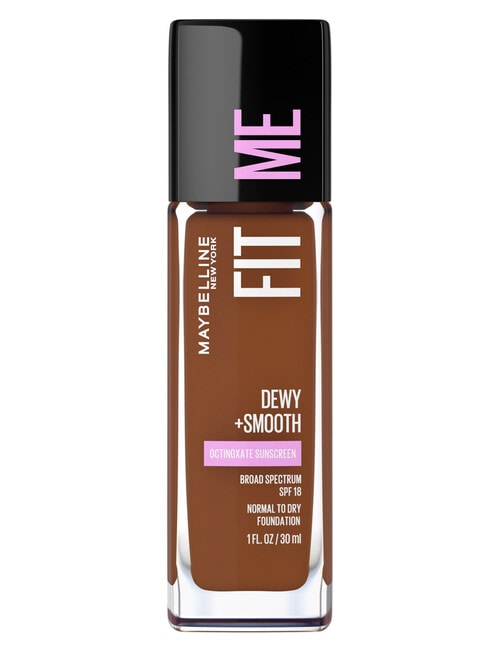 Maybelline Fit Me Dewy + Smooth Foundation Makeup SPF18, 30 ml product photo