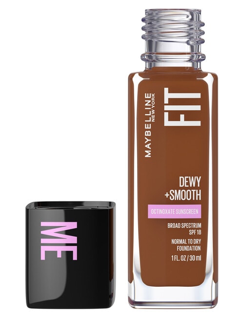 Maybelline Fit Me Dewy + Smooth Foundation Makeup SPF18, 30 ml product photo View 02 L