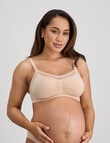 Bendon Nurture Maternity Bra, Latte product photo