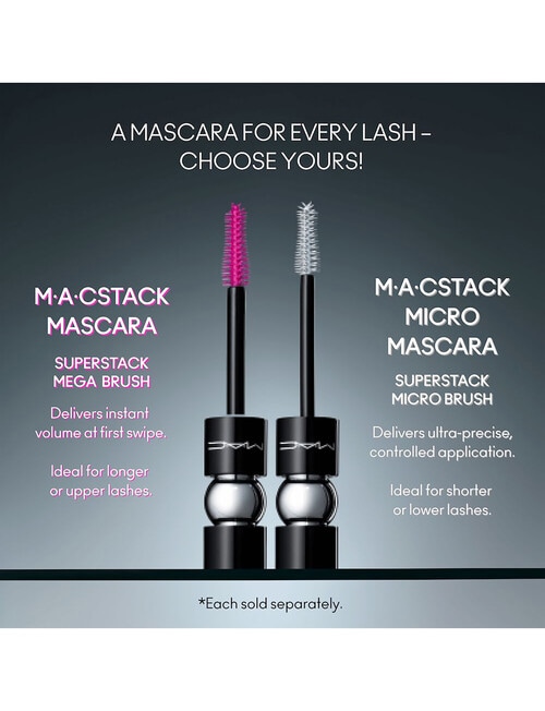 MAC Macstack Micro Mascara, Black product photo View 05 L