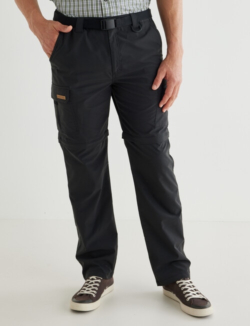Kauri Trail Dune Convertible Pant, Charcoal product photo