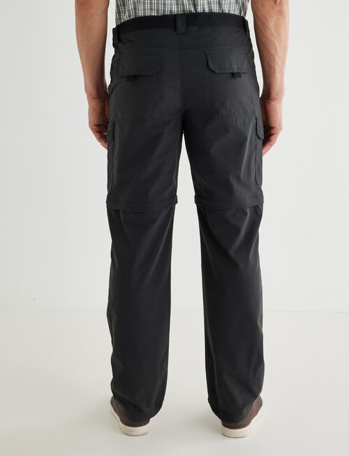 Kauri Trail Dune Convertible Pant, Charcoal product photo View 02 L