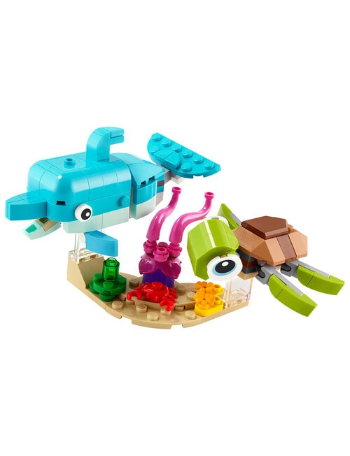 LEGO Creator 3-in-1 Dolphin and Turtle, 31128 product photo View 02 L