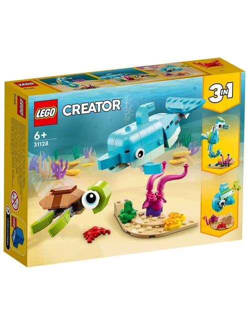 LEGO Creator 3-in-1 Dolphin and Turtle, 31128 product photo View 09 L