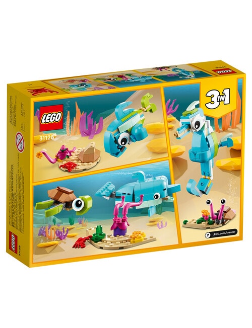 LEGO Creator 3-in-1 Dolphin and Turtle, 31128 product photo View 10 L