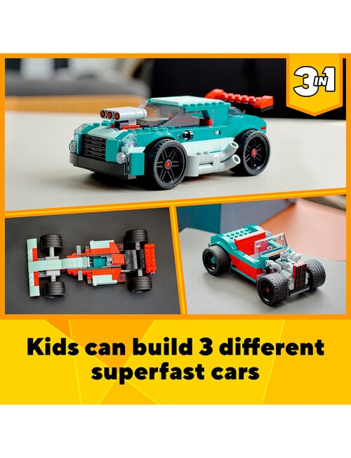 LEGO Creator 3-in-1 Street Racer, 31127 product photo View 03 L