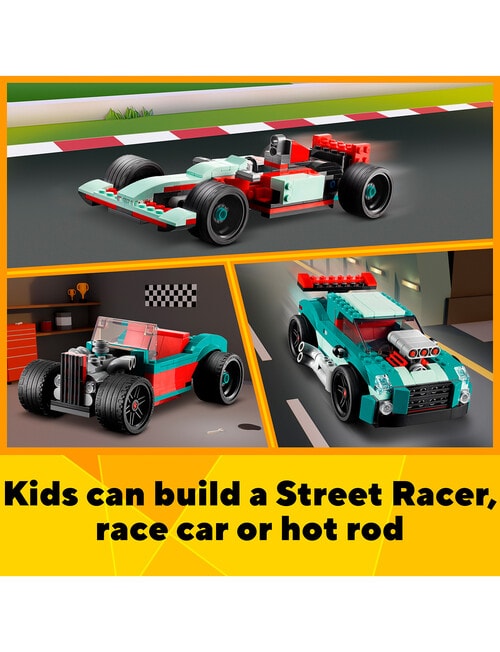LEGO Creator 3-in-1 Street Racer, 31127 product photo View 06 L