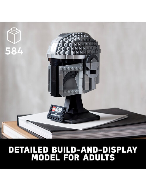 LEGO Star Wars The Mandalorian Helmet, 75328 product photo View 03 L
