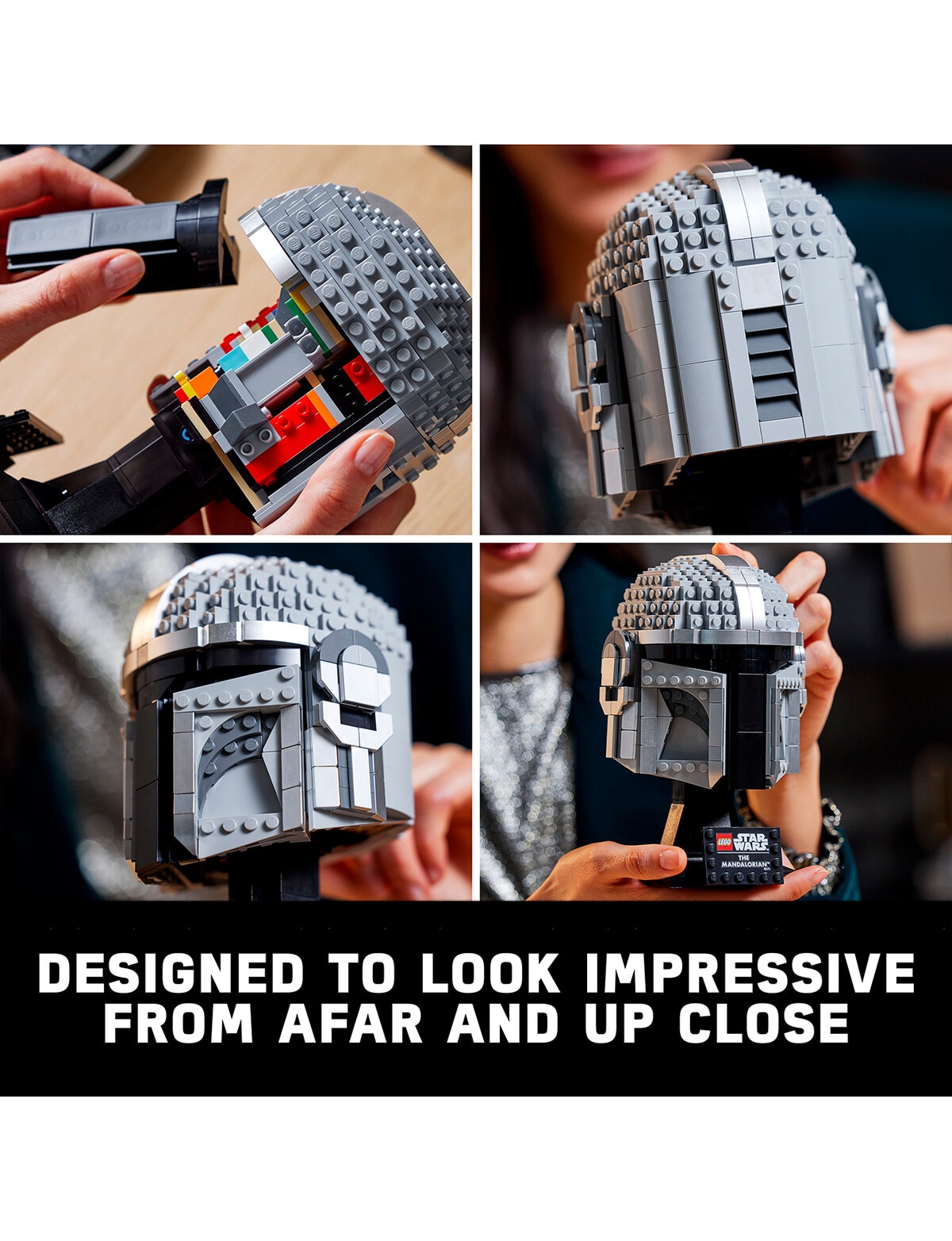 LEGO Star Wars The Mandalorian Helmet, 75328 - Lego & Construction