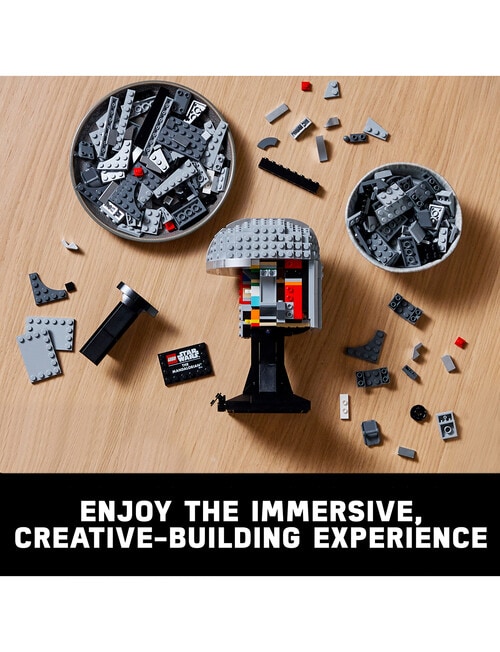 LEGO Star Wars The Mandalorian Helmet, 75328 product photo View 05 L