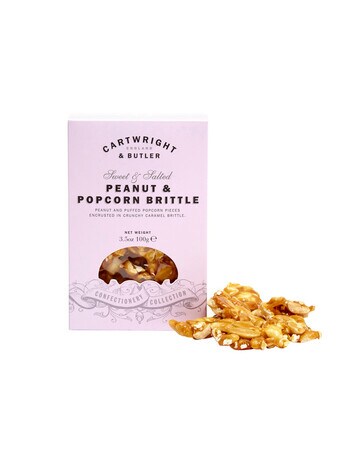 Cartwright & Butler Peanut & Popcorn Brittle Carton, 100g product photo