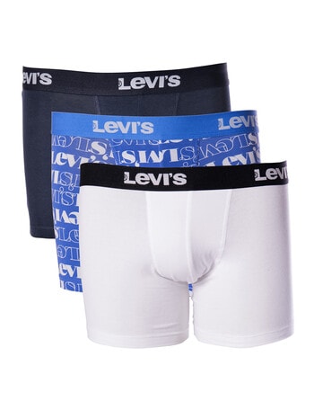 Levis Vintage Logo Boxer Brief, 3-Pack, Navy product photo