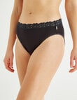 Jockey Woman Parisienne Free Hi-Cut Brief, Black product photo