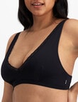Jockey Woman Parisienne Delicate Bralette, Black product photo View 02 S