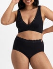 Jockey Woman Parisienne Delicate Bralette, Black product photo View 04 S