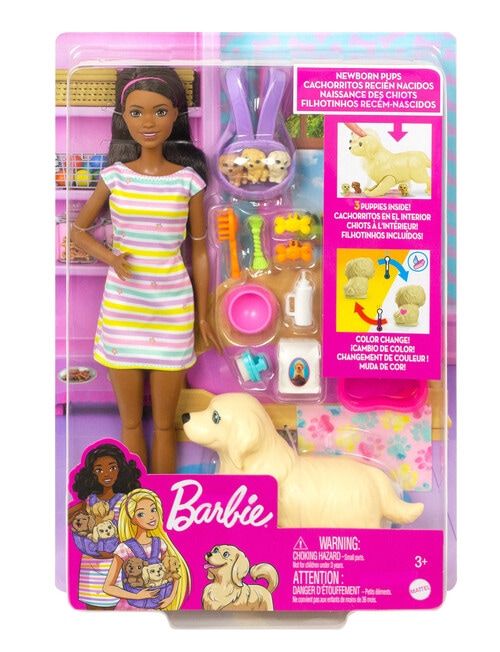 Barbie Newborn Pups Playset, Assorted product photo View 02 L