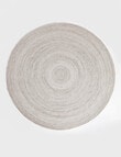 M&Co Tweed Braided Round Rug, 200cm product photo