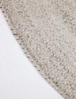 M&Co Tweed Braided Round Rug, 200cm product photo View 03 S