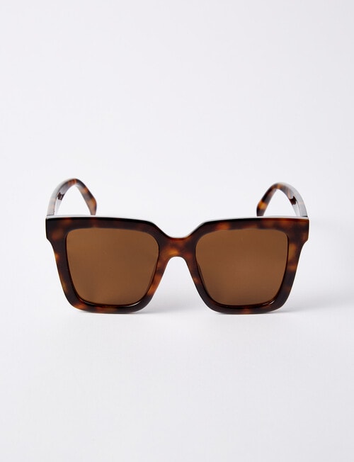 Whistle Accessories Rhea Sunglasses, Brown Tortoiseshell product photo View 02 L