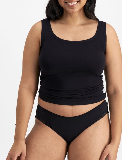 Jockey Woman Parisienne Delicate Bikini Brief, Black product photo