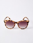 Whistle Accessories Brooke Sunglasses, Brown Tortoiseshell product photo View 02 S