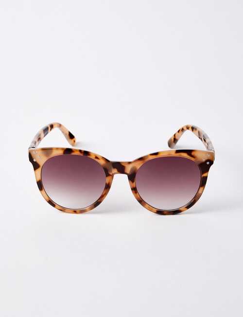Whistle Accessories Brooke Sunglasses, Brown Tortoiseshell product photo View 02 L