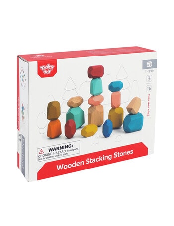 Tooky Toy Wooden Stacking Stones product photo
