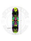 MADD 31" Popsicle Skateboard, Torn Invader product photo View 06 S