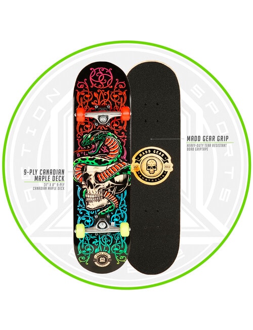 MADD 31" Popsicle Skateboard, Snake Pit product photo View 06 L