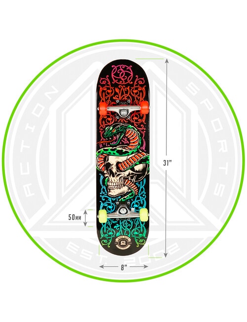 MADD 31" Popsicle Skateboard, Snake Pit product photo View 07 L
