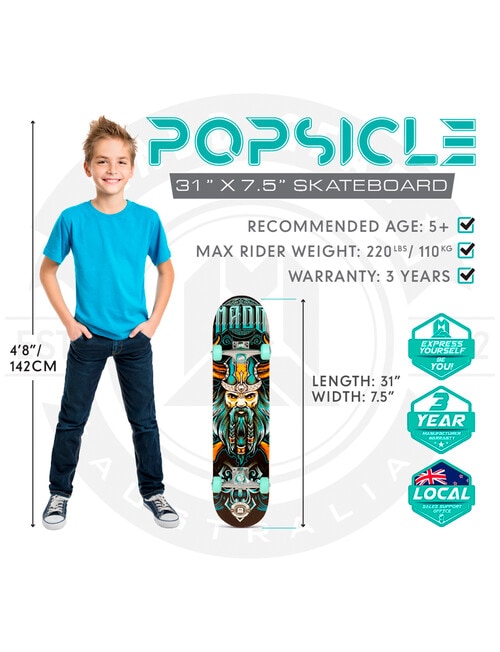 MADD 31" Popsicle Skateboard, Conquer product photo View 02 L