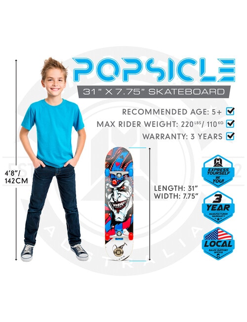 MADD 31" Popsicle Skateboard, Jester product photo View 02 L