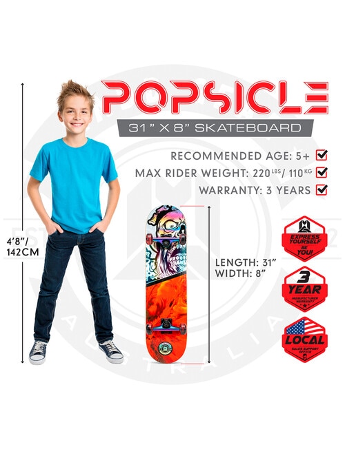 MADD Grind 31" Popsicle Skateboard, Toxin product photo View 02 L