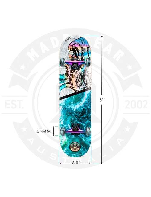 MADD Grind 31" Popsicle Skateboard, Abyss product photo View 06 L