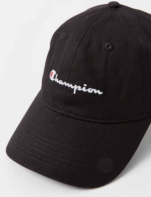Champion Junior Script Cap, Black product photo View 03 L