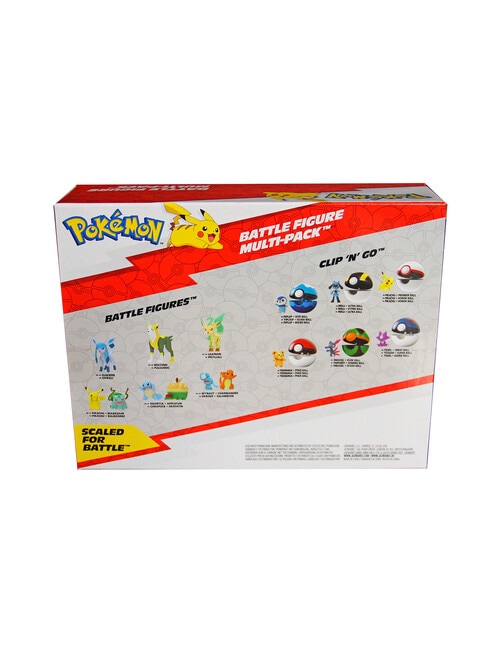 Pokemon Battle Figures, 6-Pack, Assorted product photo View 04 L