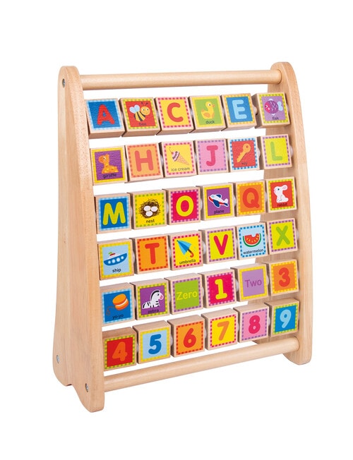 Tooky Toy Alphabet Abacus product photo View 02 L