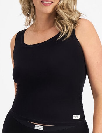 Jockey Woman Comfort Classics Bamboo Camisole, Black, 8-24 product photo