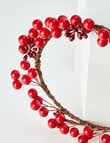 Home Of Christmas Berry Candle Ring, Ruby product photo View 03 S