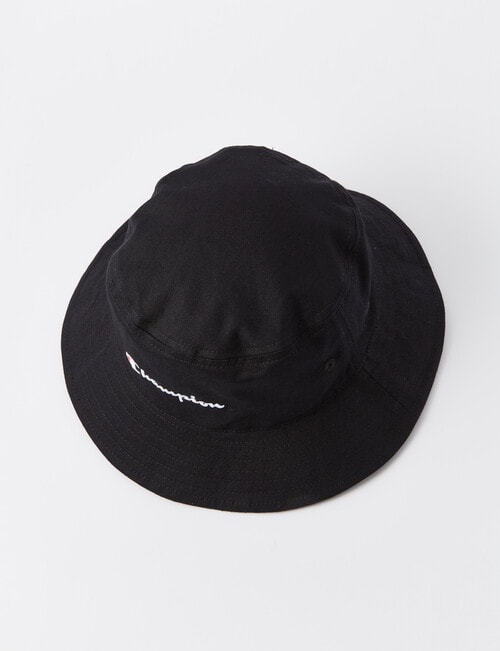 Champion Junior Bucket Hat, Black product photo View 03 L
