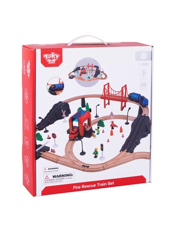Tooky Toy Fire Rescue Train Set product photo